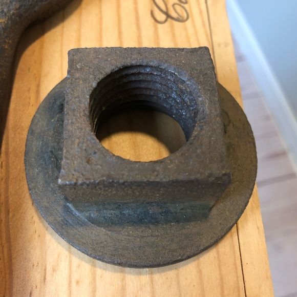 Antique Early 19th Century Open End Collectible Wrench & Nut - Picture 4 of 8